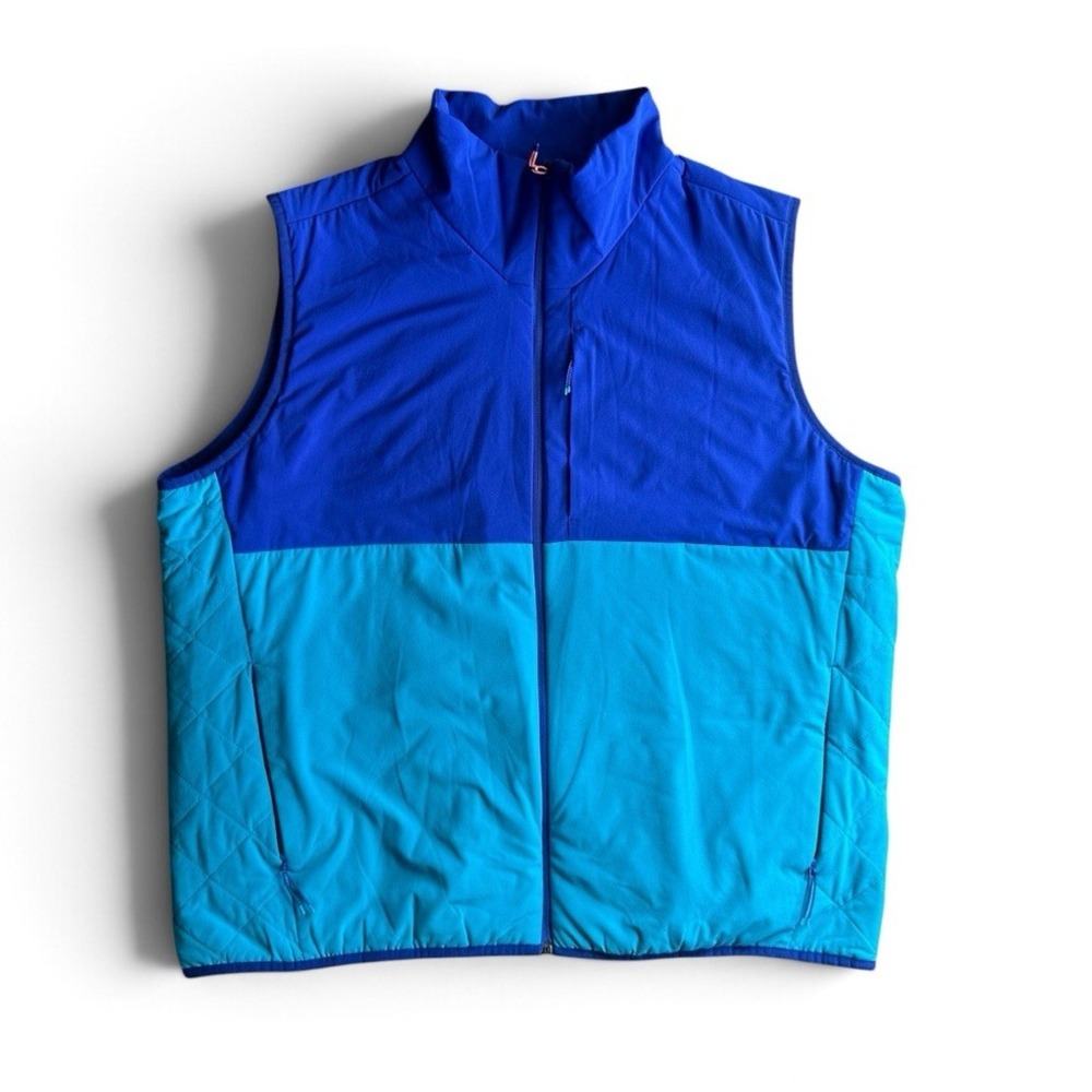 Vineyard Vines Performance Marine Air Vest Primaloft Insulation Blue Men's 2XL